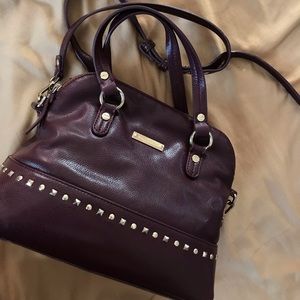 Banana republic maroon satchel